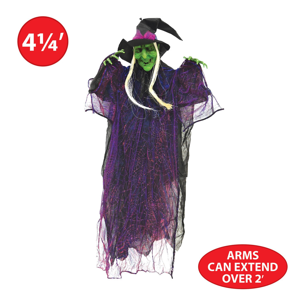 Novelty Witch Creepy Creature Spooky Halloween Hanging Decoration