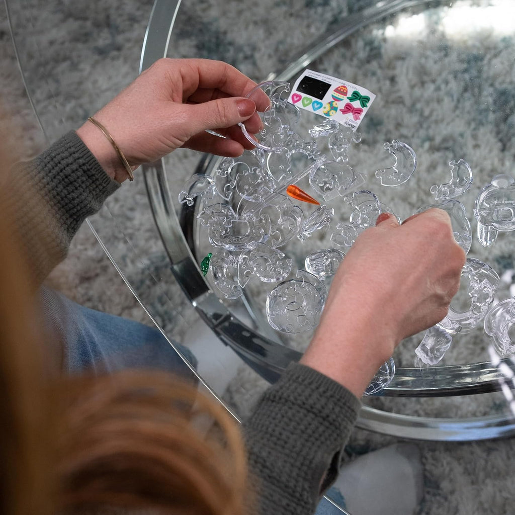 BePuzzled | Snoopy & Woodstock 3D Crystal Puzzle - Fun for Ages 12 and Up | Engaging Family Activity
