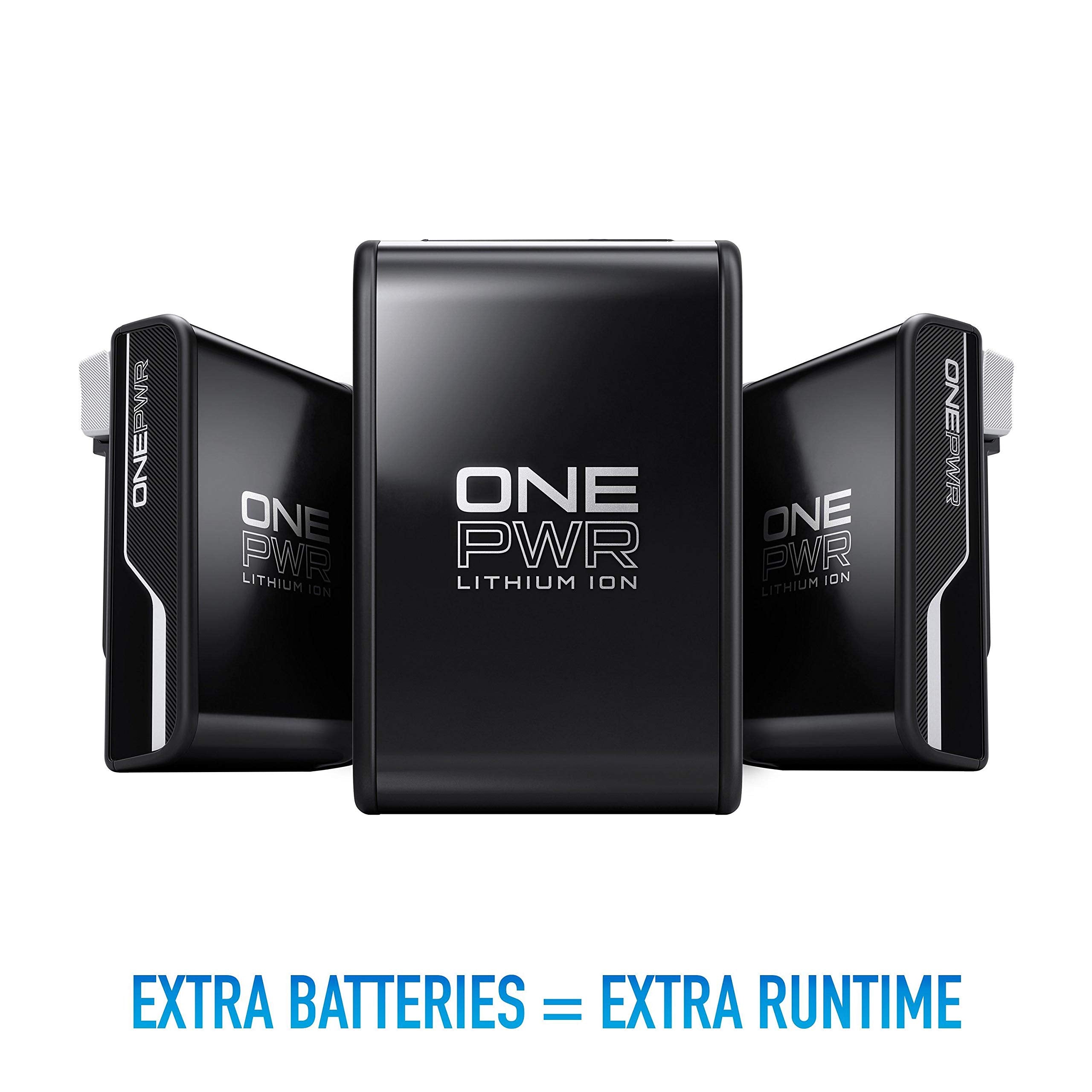 Hoover ONEPWR 4.0 Ah Max Lithium Ion Battery, Replacement Battery for Hoover ONEPWR Products, 2X Longer Runtime, Charge Status Lights, Long-Lasting Convenience