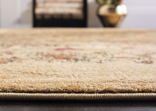 SAFAVIEH Lyndhurst Collection Runner Rug - 2'3" x 8', Beige & Multi, Traditional Paisley Design, Non-Shedding & Easy Care, Ideal for High Traffic Areas in Living Room, Bedroom (LNH224A)