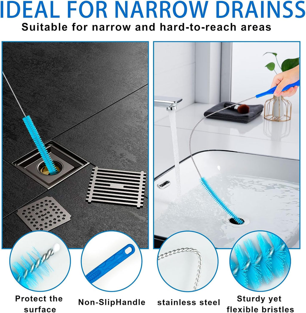 Skiennix Dryer Vent Cleaner Kit - Includes Lint Brush & Coil Cleaning Brush for Home Use