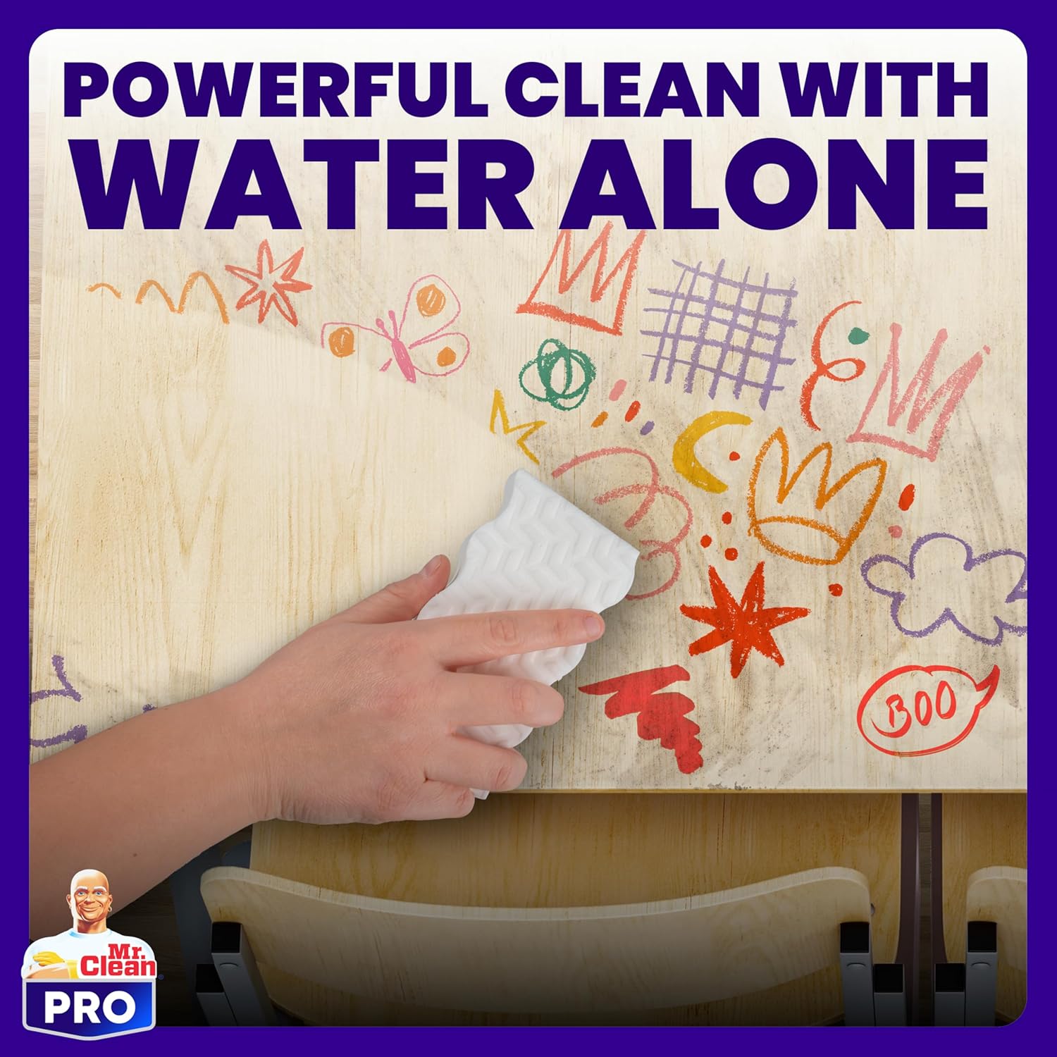 Mr. Clean PRO Magic Eraser - Ultra Pro Heavy Duty Cleaning Sponges for Grease & Stain Removal | 26 Count