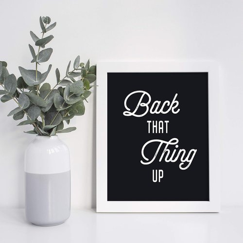 Brooke & Vine Hip Hop Wall Art Prints - Funny 80’s & 90’s Music Posters | Unframed Set of 4 (8 x 10)