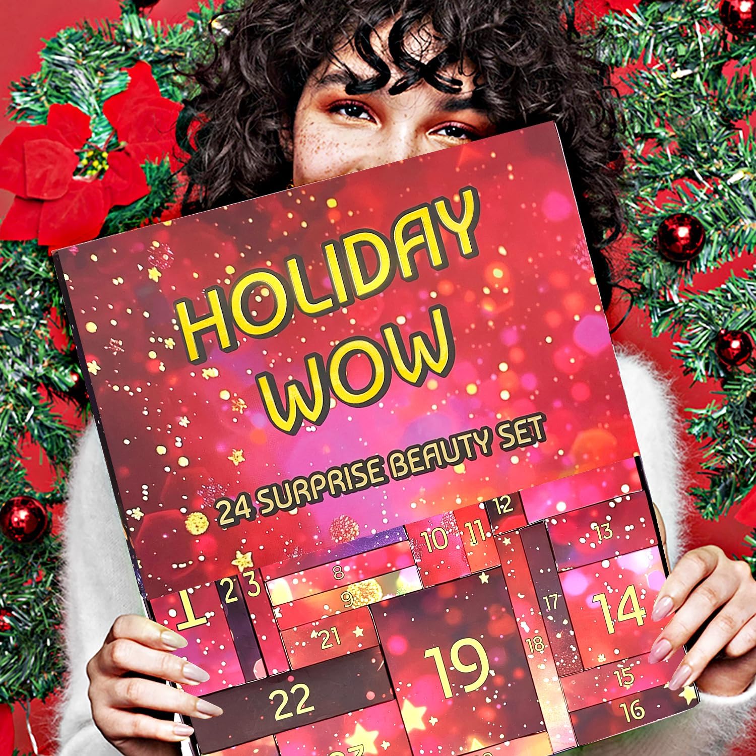 Skiennix Makeup Advent Calendar 2025 - 24 Gift Boxes for Teens & Women | Christmas Countdown Set