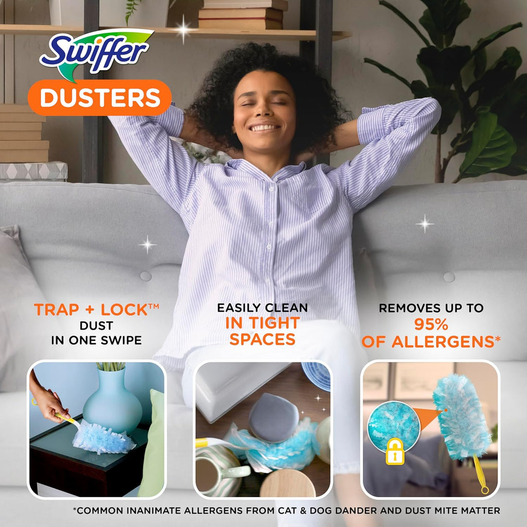 Swiffer Dusters Refills - 10 Count Pack for Effortless Dusting | Compatible with Swiffer Duster