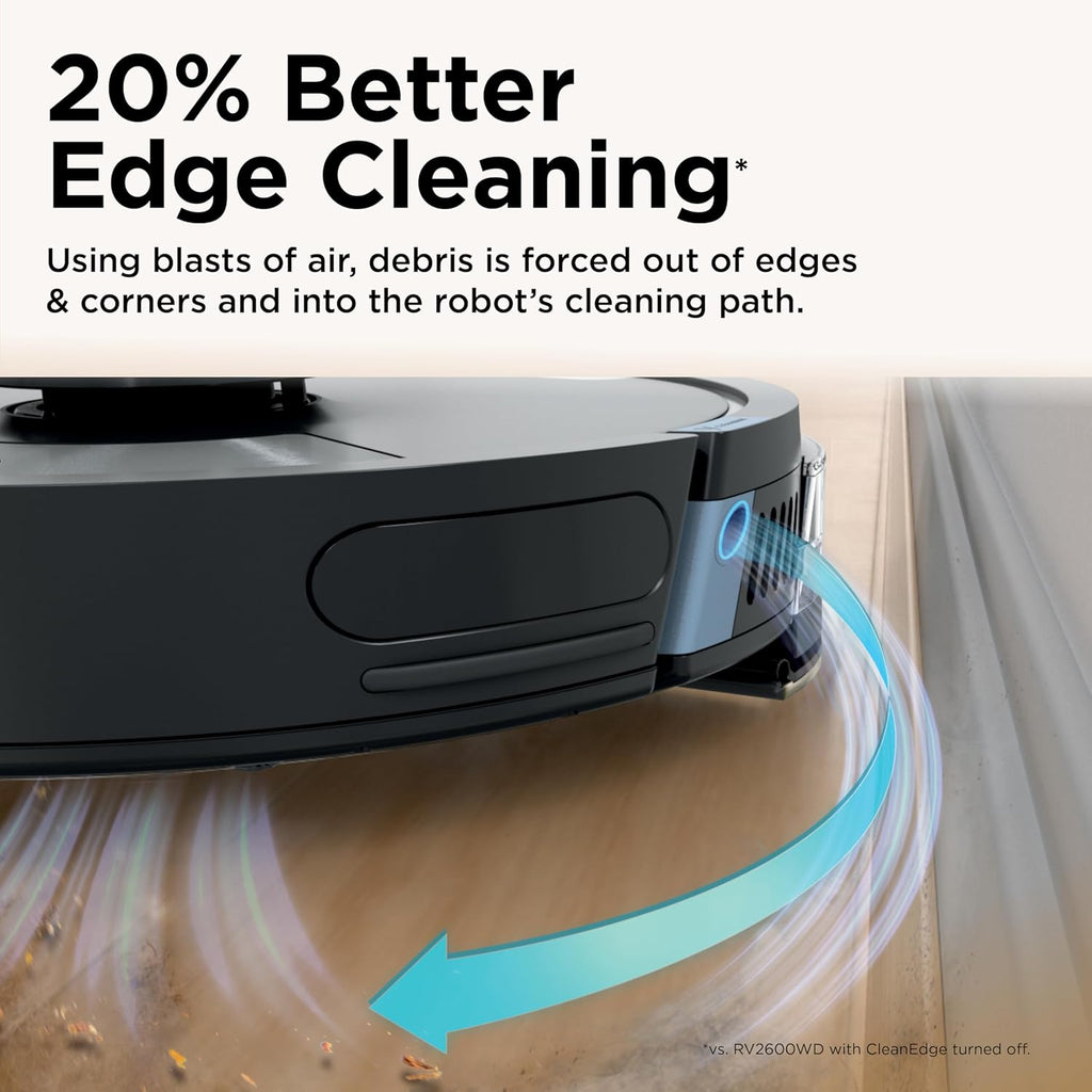 Shark Matrix Plus 2-in-1 Robot Vacuum & Mop - Sonic Mopping, HEPA Filter, WiFi, Black/Gold