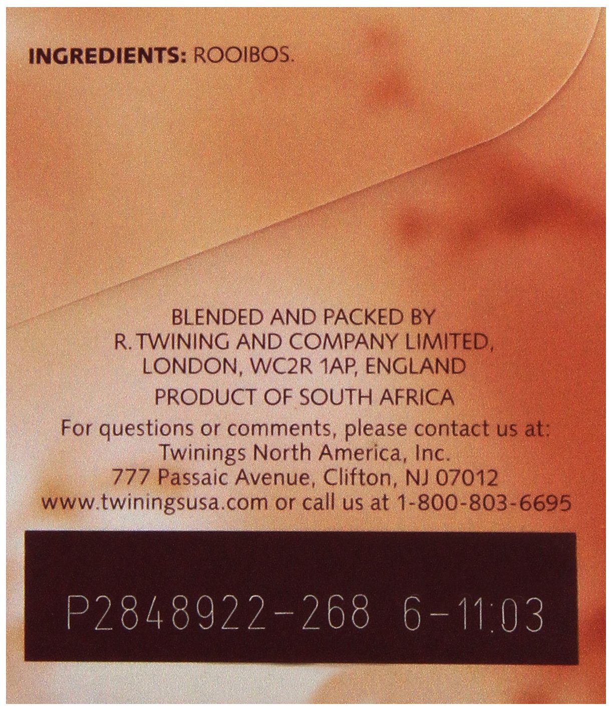 Twinings Red African Rooibos Tea - Caffeine-Free Herbal Blend | 20 Count (Pack of 4)