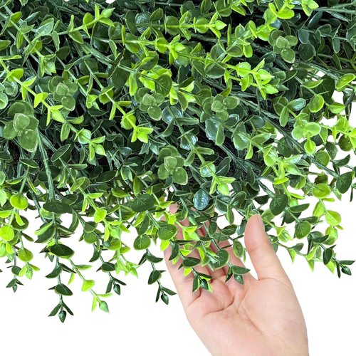 HUZIYAHAN 28-Inch Large Boxwood Door Wreath - Year-Round Greenery for Rustic Home Decor