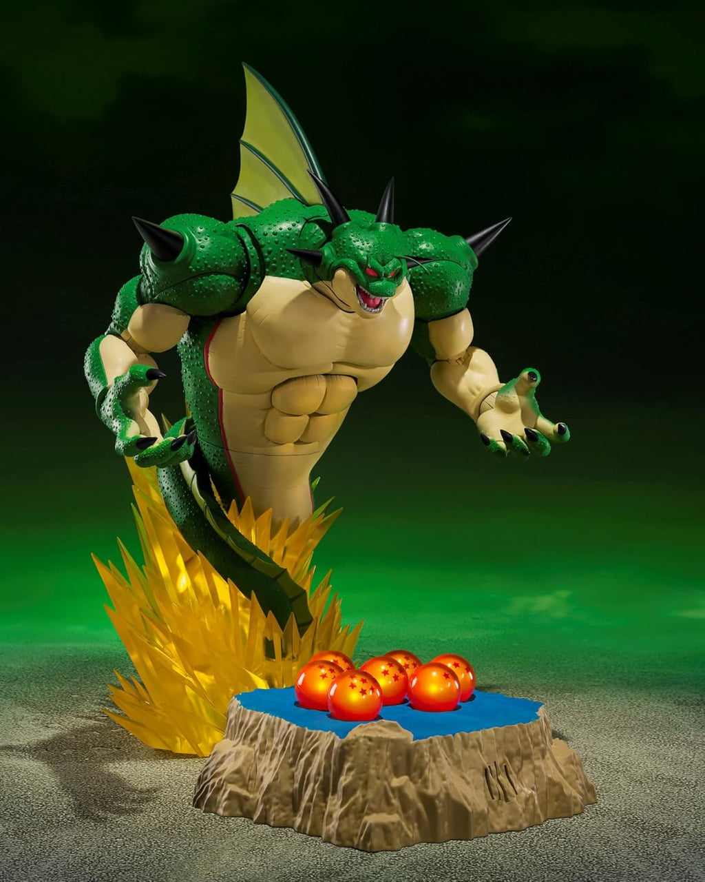 TAMASHII NATIONS - Dragon Ball Z Porunga & Dende Luminous Dragon Ball Set | Authentic Shenron Collectible