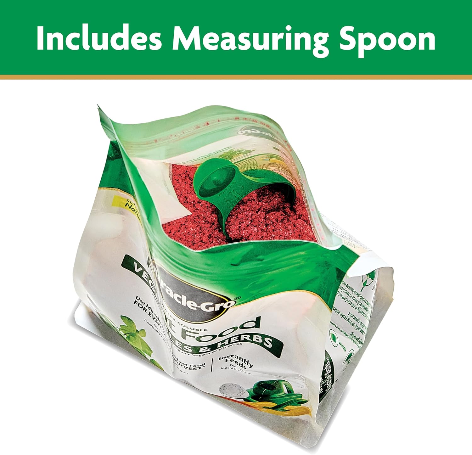 Miracle-Gro Water-Soluble Plant Food - Boost Vegetable & Herb Growth - 2 lbs Fertilizer for Tomatoes, Squash, Peppers, Cucumbers