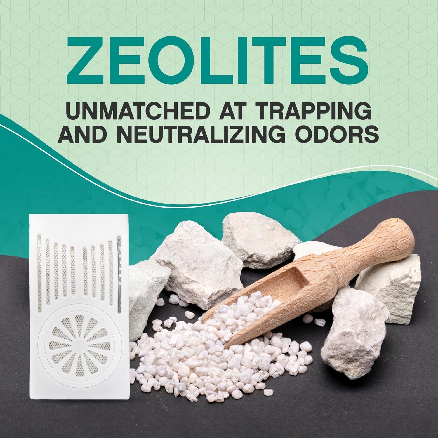 Zeolite Refrigerator Deodorizer - Long-Lasting Odor Eliminator for Fridge & Freezer | 1-Pack