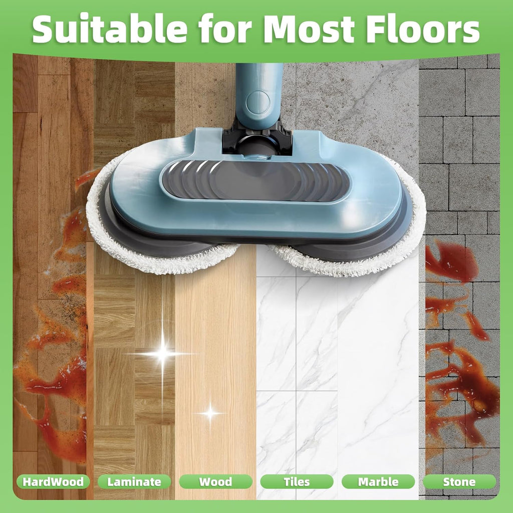 Shark Steam Mop Replacement Pads - 8 Pack Dirt Grip Soft Scrub Washable Pads for All Sealed Hard Floors | Part XKITP7000