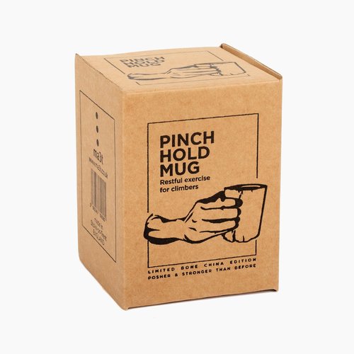 Pinch Hold Mug - Limited Bone China Edition | Climbing Mug | Rock Climber Gift | 12oz