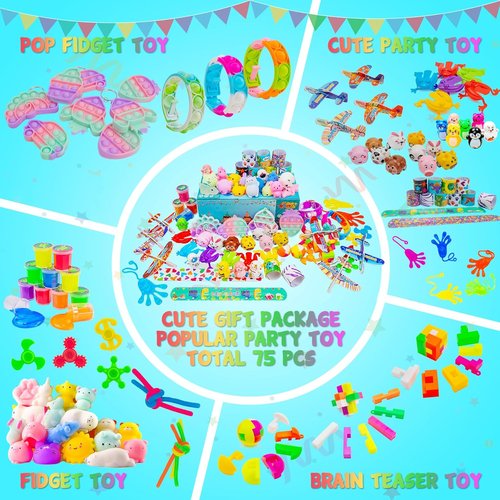 DQstar Party Favors | Treasure Box Prizes for Kids 4-12 | Ideal Goodie Bag Stuffers & Birthday Gifts