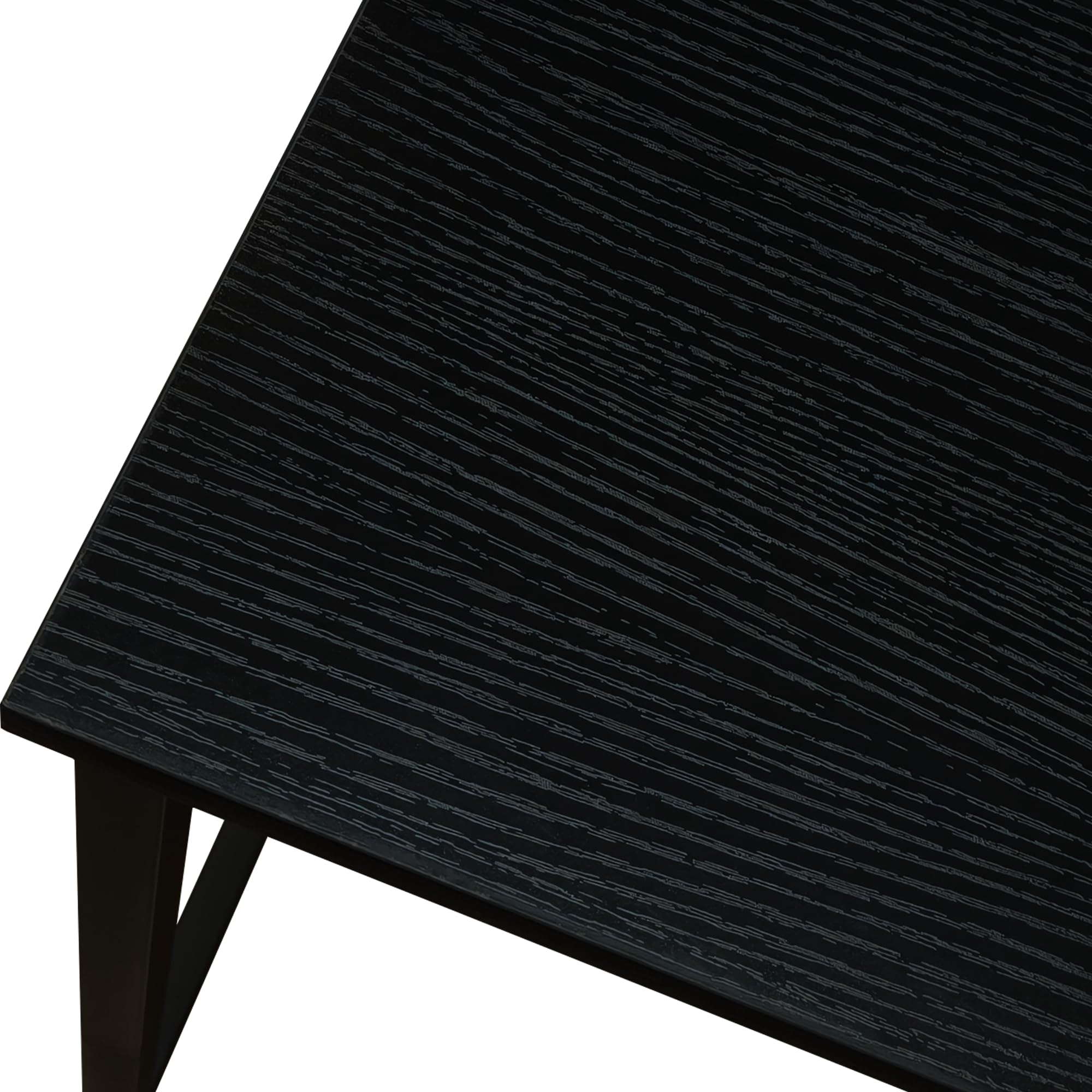 Mordchil HF Narrow Console Table, 29.5" Small Entryway Table, Thin Hallway Tables, Slim Sofa Side Tables for Hallway, Living Room, Bedroom, Foyer, Wood-Grained Black