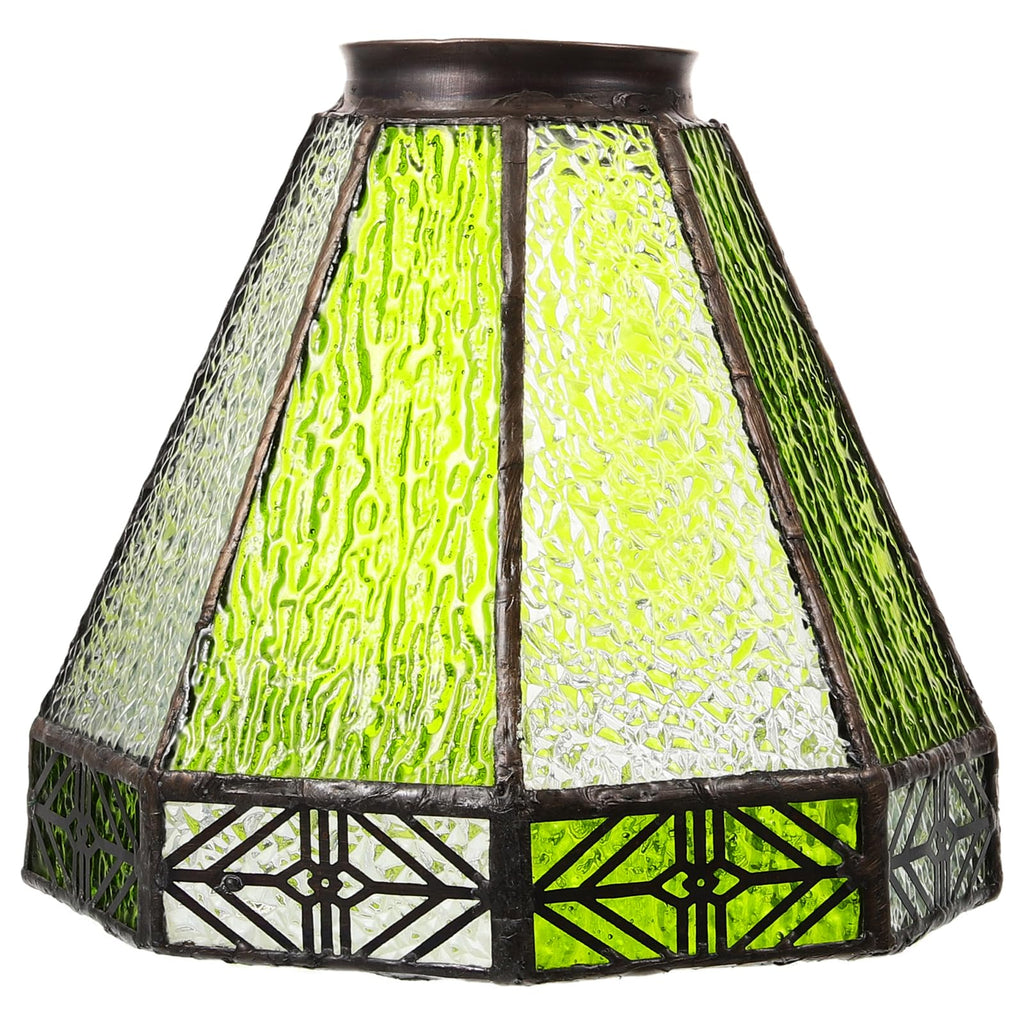 OSALADI 5.5 Inch Glass Lamp Shade Vintage Pendant Light Replacement for Mediterranean Style Restaurants and Bars