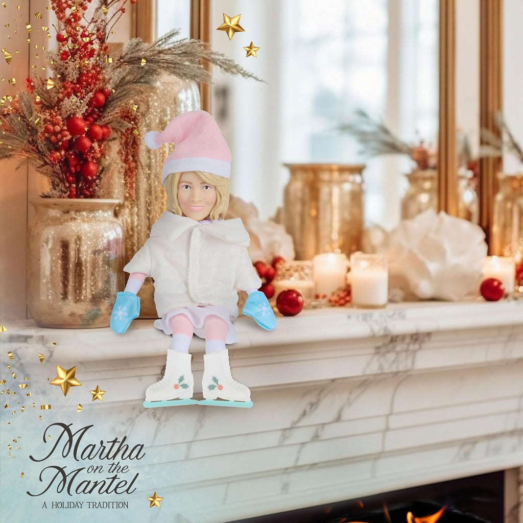Martha Stewart Ski Jacket Expansion Pack - Ice Skates & Mittens for Elf Collectibles | Perfect Secret Santa Gift