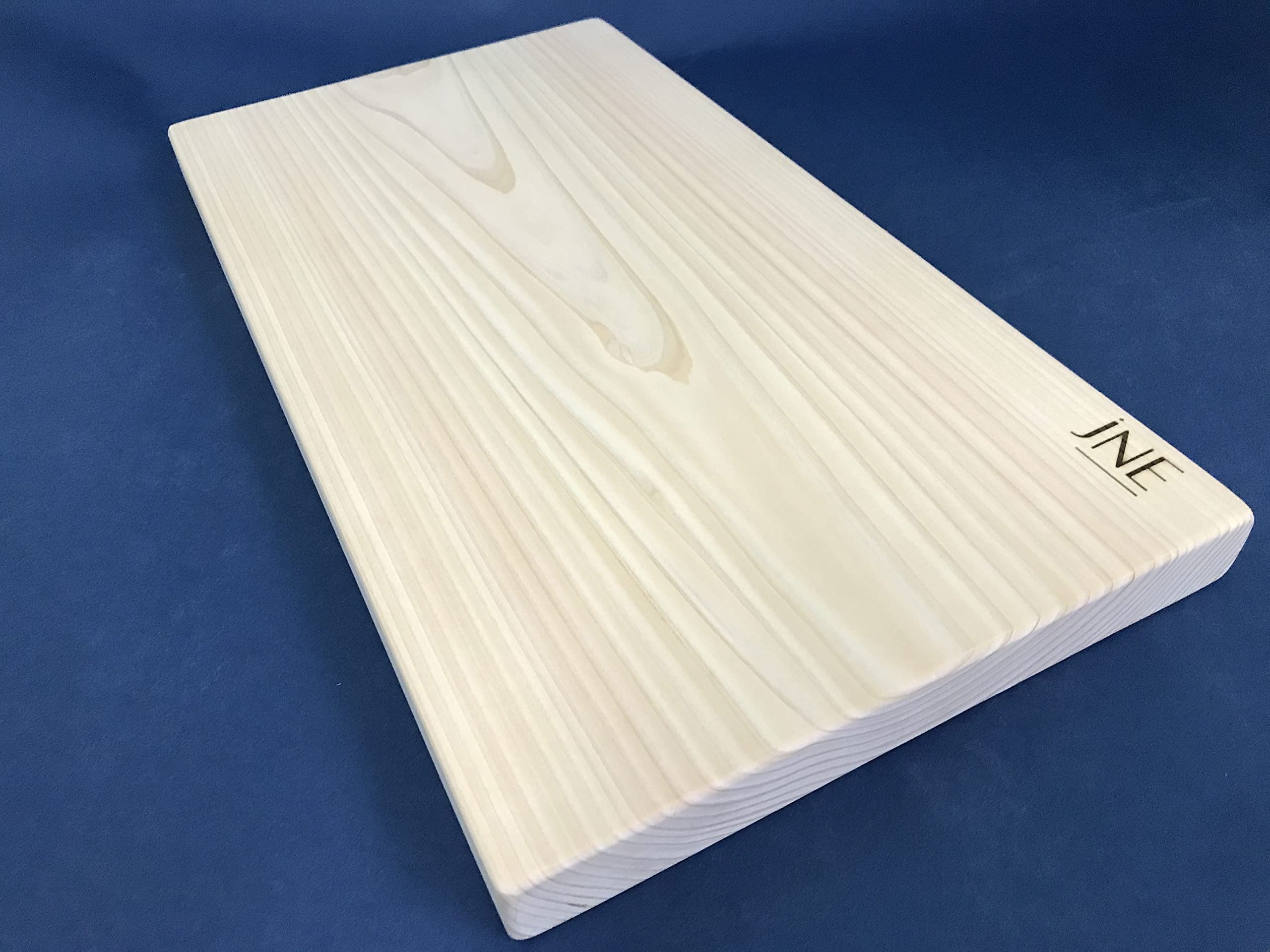 Hinoki Cypress Reversible Wood Cutting Board, 17.3" x 9.5" x1", Chopping Board, Butcher Board, Serving Board, Solid Single Piece, No Joint, No Glue | Holiday Gift