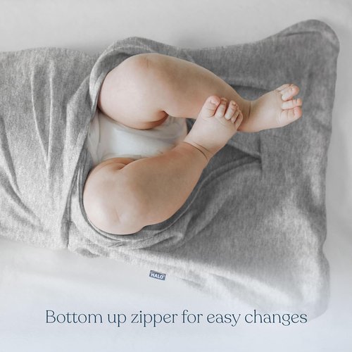 HALO Baby Sleepsack Swaddle - 3-Way Adjustable Wearable Blanket for Newborns | Ombre, TOG 1.5, 0-3 Months