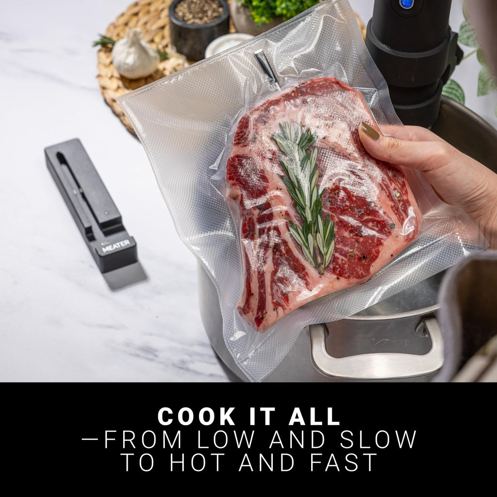 MEATER SE: 100% Wireless Smart Meat Thermometer | No Wires, No Fuss | 165ft Bluetooth Range | Dual Temp Sensors | Guided Cook System | Dishwasher Safe | Perfect for BBQ, Grill, Oven, Smoker