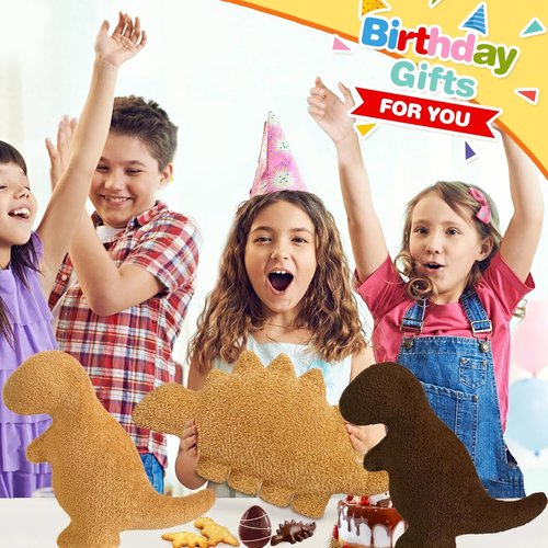 **Skiennix Dino Nugget Pillow - Funny Plush Dinosaur Pillow for Kids | Small Tyrannosaurus Rex Design**