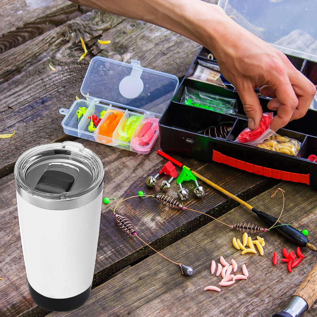 YQQYG 4 PCS Silicone Boot for Tumbler 20oz 30oz, Non-slip Tumbler Boot Sleeve, Water Bottle Bottom Protector Silicone Sleeve for Mug Cup
