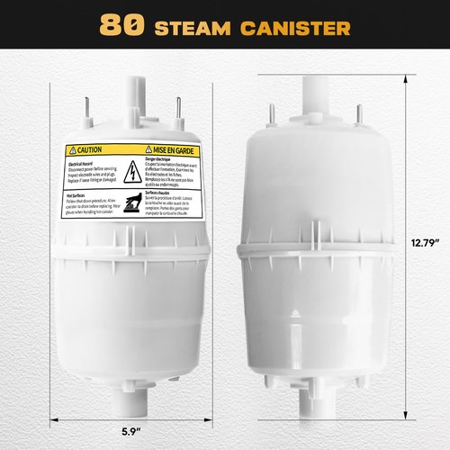 Lynvire 2-Pack Upgrade 80 Canister Compatible with Aprilaire 80 Replacement Canister, 80 Steam Canister for 800 Replacement Canister OEM, Canister Part No