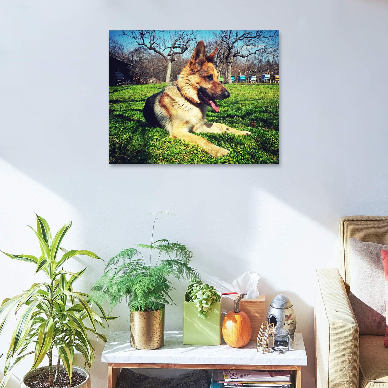 Personalized Canvas Print by [Brand Name] - Custom Photo Wall Art for Home Décor | 14" W x 11" H