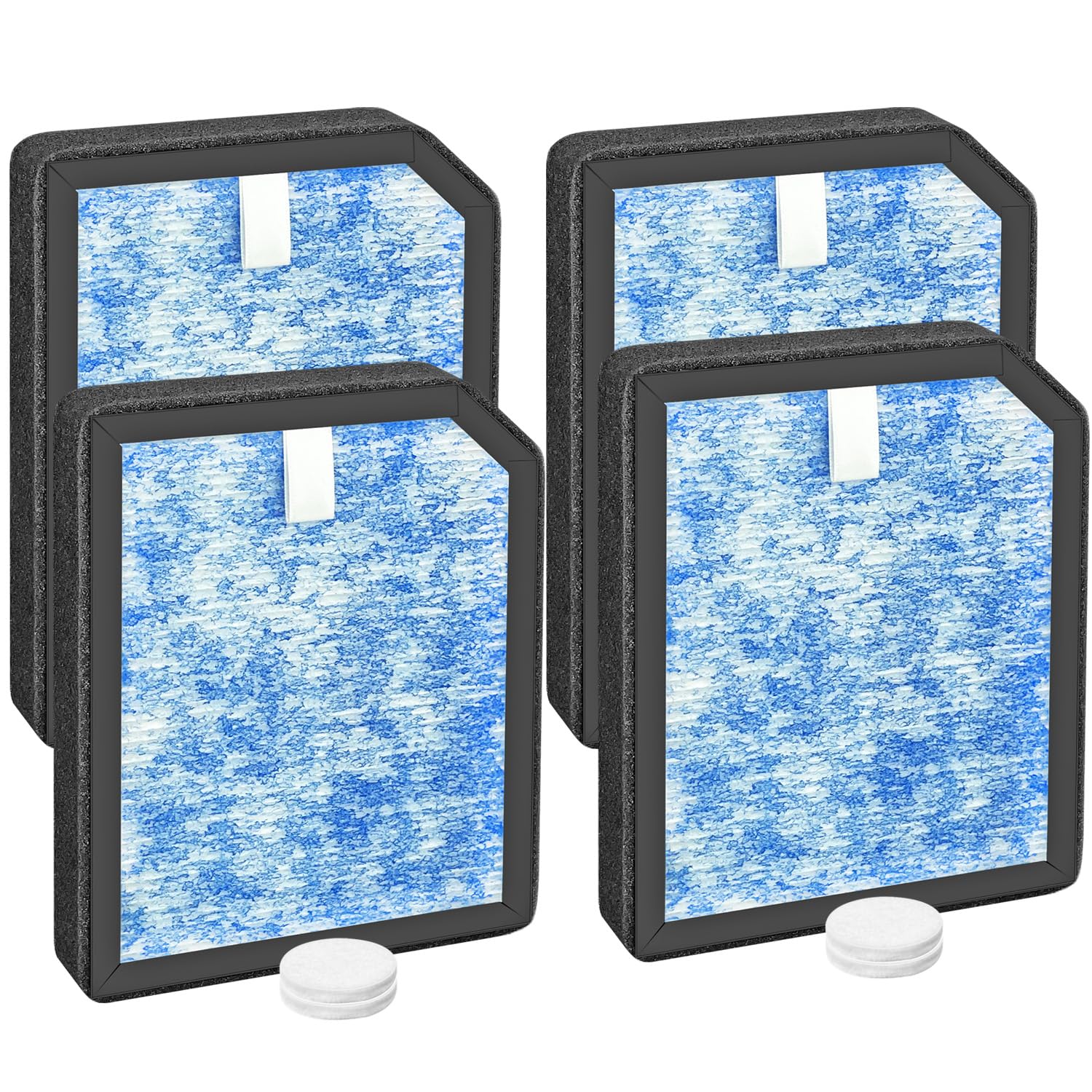Can-Meageren AP1501 HEPA Replacement Filter, Compatible with Aircillin AP1501 Air Purifier, H13 3-in-1 HEPA Filter High-Efficiency Carbon Filter Filtration (4 Pack)