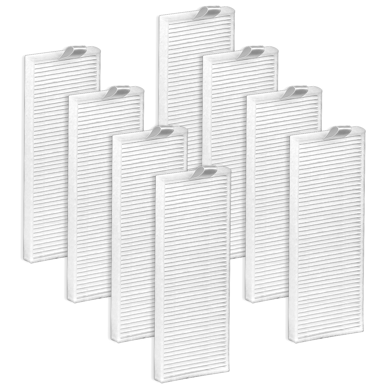 (8 Pieces) HEPA filter compatible with Lefant M210 M213 M210S M210B M213S, OKP Life K2 K3 K3A K4 K5, Sweeper Robot Vacuum Cleaner Filter Replacement Parts