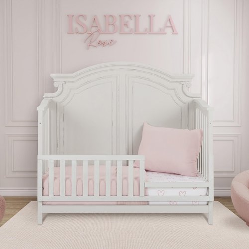 Evolur I Heart You 3 Piece Toddler Bedding Set, Super Soft and Breathable Toddler Bedding, Machine Washable, Includes Fitted Sheet, Comforter and Pillow Case