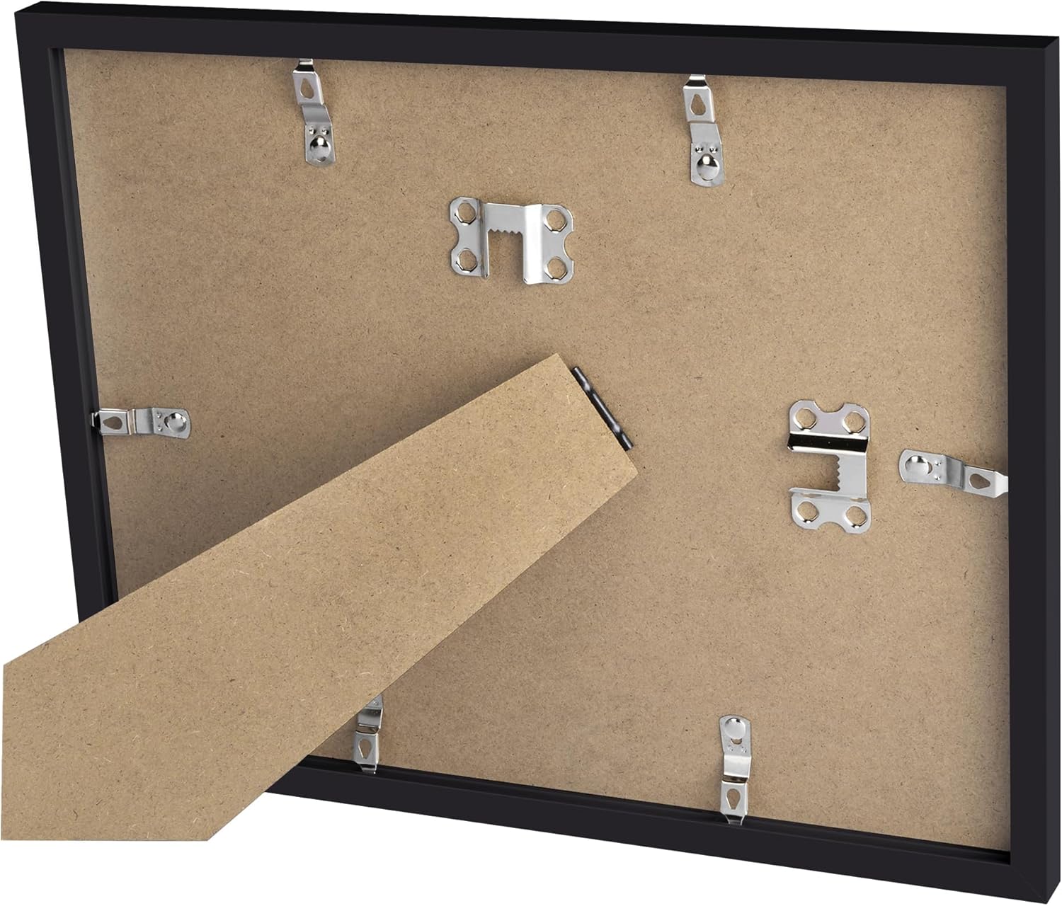 Upsimples Certificate Frame - Clear Plexiglass Diploma Frame for Wall/Tabletop, Black, 8.5x11 Inches