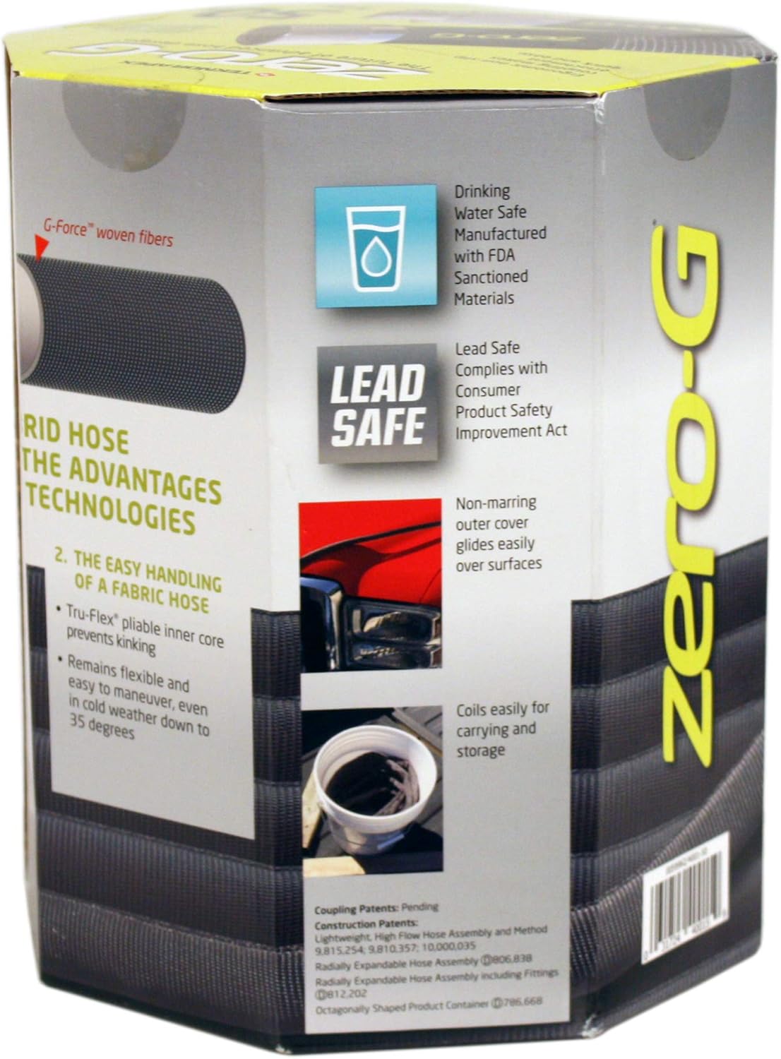 Zero-G 4001-50 Garden Hose - Lightweight, Ultra Flexible, Kink-Free - 5/8-Inch x 50-Feet