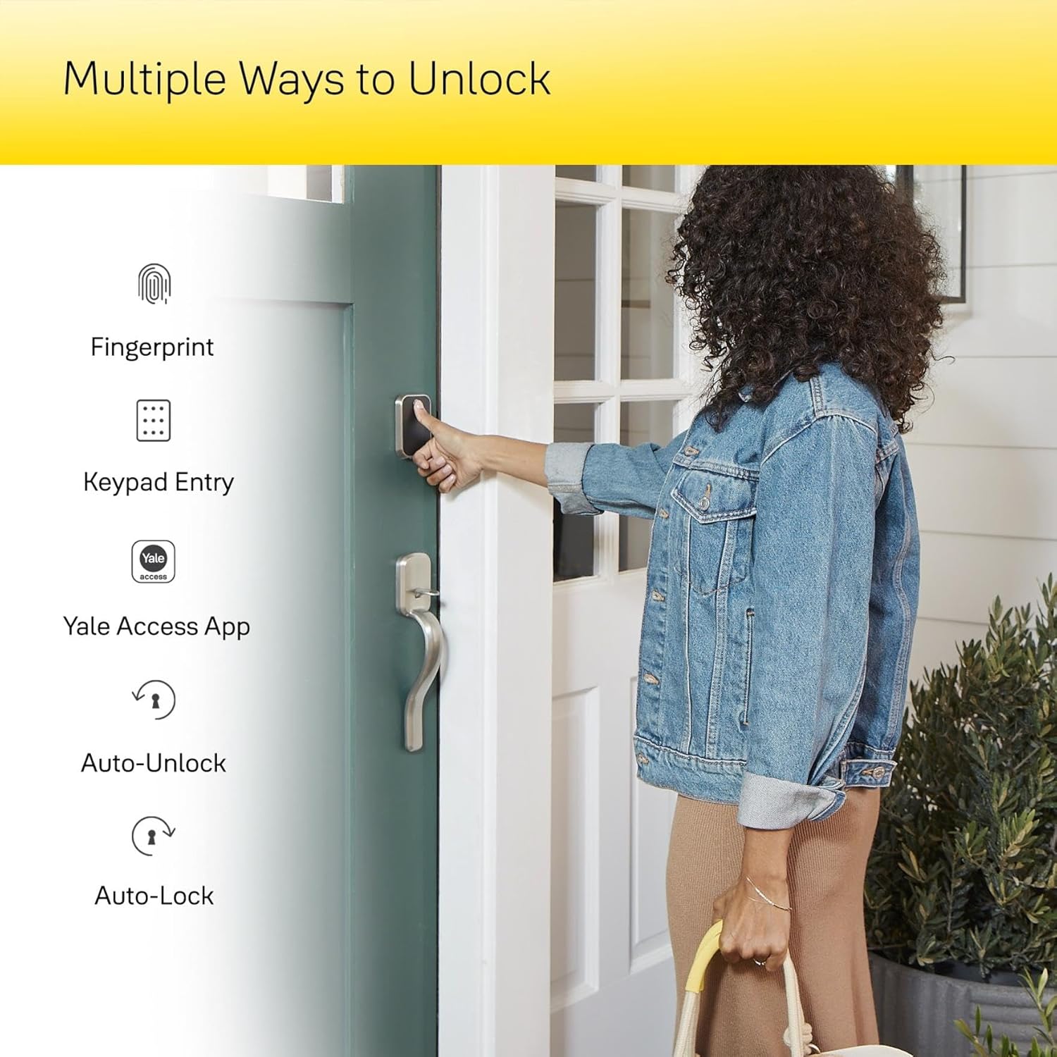 Yale Security Assure Lock 2 - Black Suede Smart Deadbolt with Wi-Fi Keypad & Fingerprint Scanner | YRD410-F-WF1-BSP