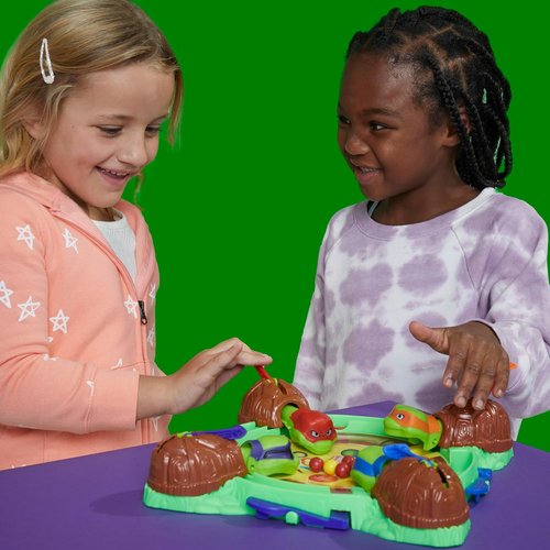 Hungry Hungry Hippos - Teenage Mutant Ninja Turtles Edition Board Game | Fun for Ages 4+ | 2-4 Players