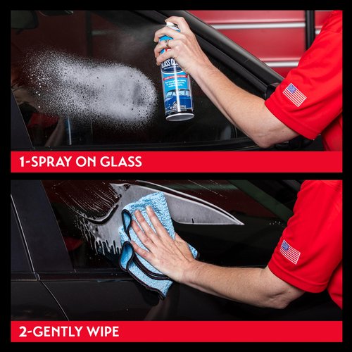 Griot's Garage Ultra-Premium Glass Cleaner, Foaming Aerosol Spray for Car Window, Windshield, Mirror, Tint Safe, Ammonia-Free Formula, 19 Oz, 10998