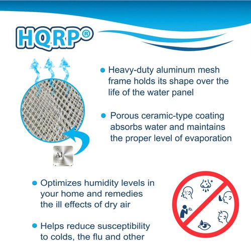 HQRP 2-pack Water Filter for GeneralAire 570 570M 570A Whole House Humidifiers; GA10, ReservePro 7900, BestAirPro A10-PR A10PR Replacement