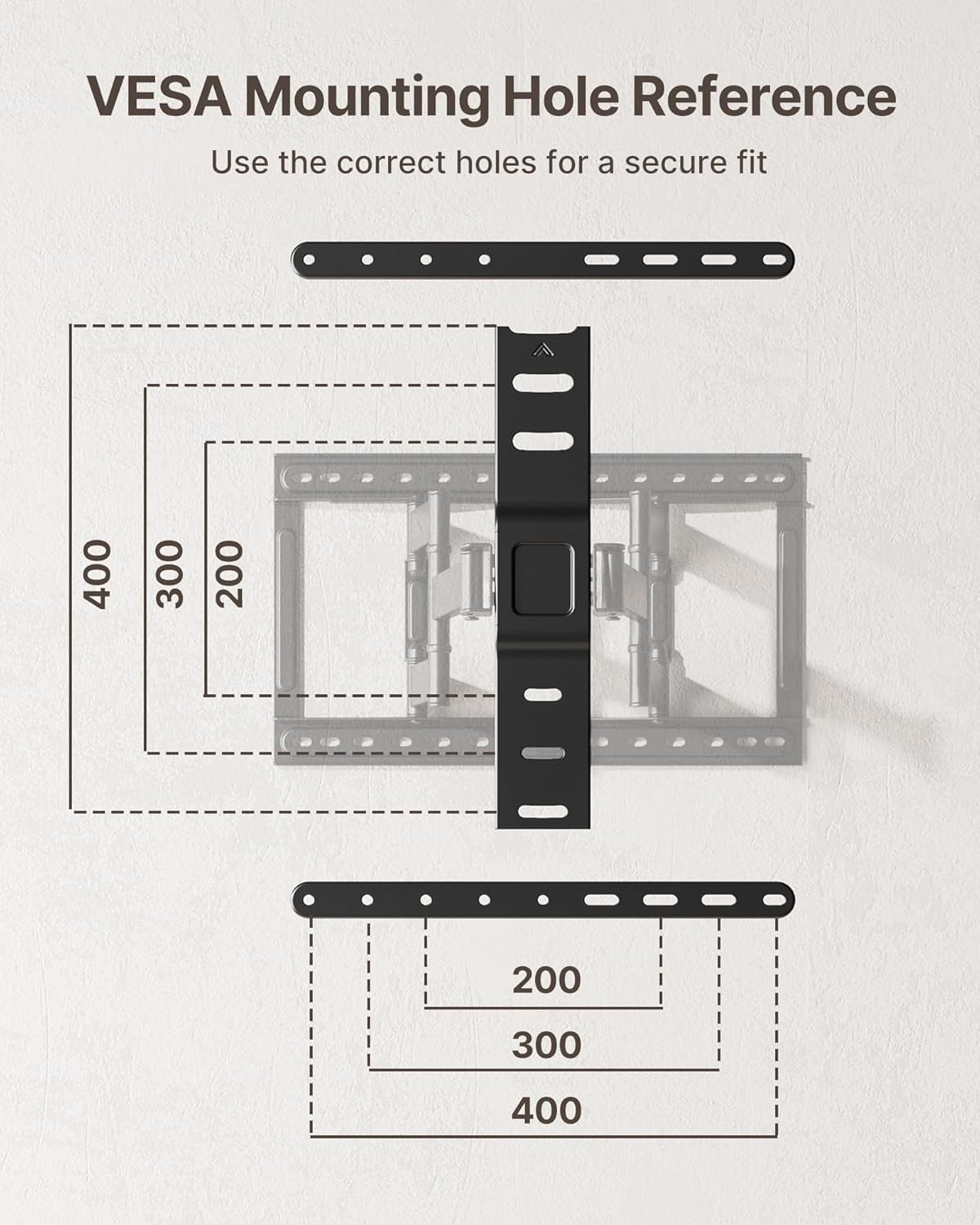 monTEK Ultra Slim TV Wall Mount - Full Motion Bracket for 37-75 Inch TVs, 132lbs Capacity | Max VESA 400x400mm