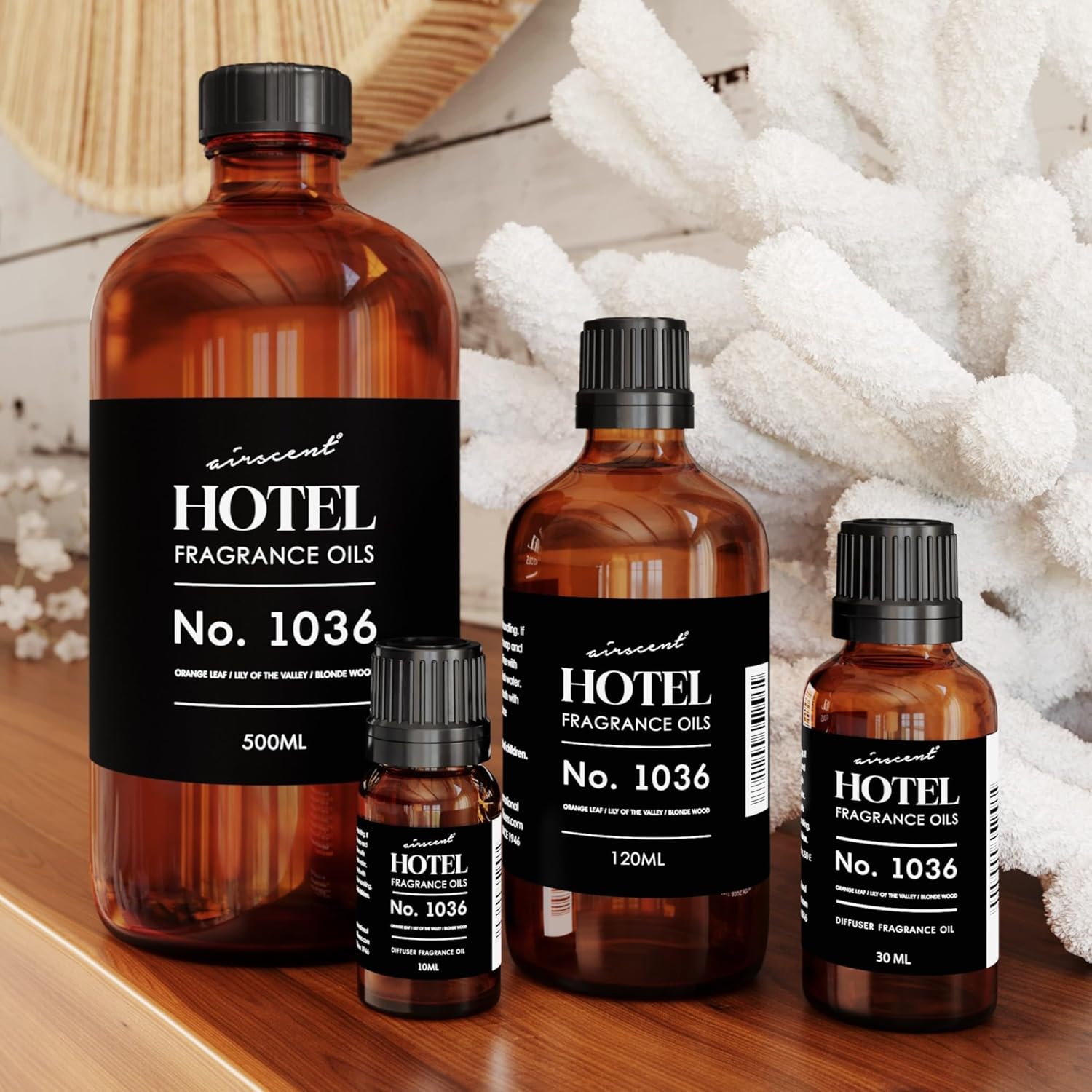 AirScent Hotel Diffuser Oil No. 1036 - Las Vegas Venetian-Inspired Scent | 500 mL Bottle for Ultrasonic Diffusers