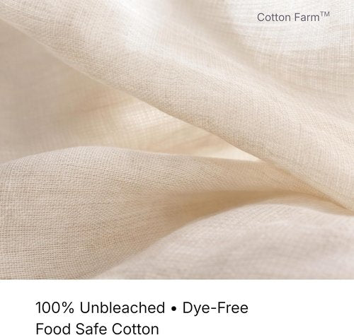 Farm Grade 100 XL Cheese Cloth by Cotton | 100% Unbleached, Reusable Straining & Cooking Cloth - 36x36 Inch