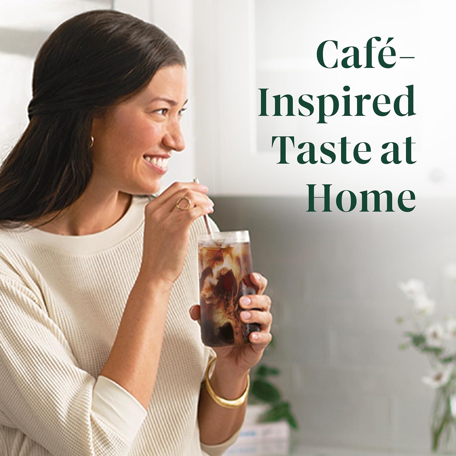 Starbucks K-Cup Coffee Pods - Medium Roast Iced Coffee Blend | 100% Arabica, 60 Pods Total