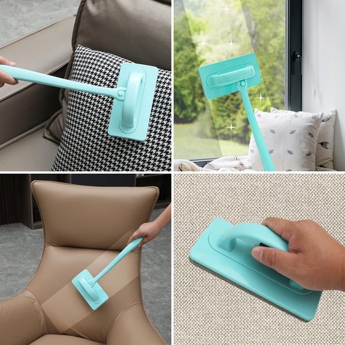 Whitelf Professional Window Screen Cleaner- Large Brush Face for Door Mesh Cleaning- Detachable Mesh Screen Cleaning Tool- Wet and Dry Dual-Use