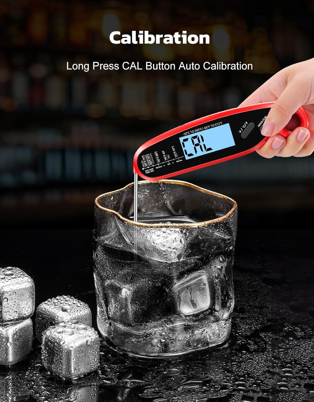 Skiennix Instant Read Meat Thermometer - Dual Probe Digital Cooking Thermometer with Backlit Display | Perfect for Grilling, BBQ, and Frying