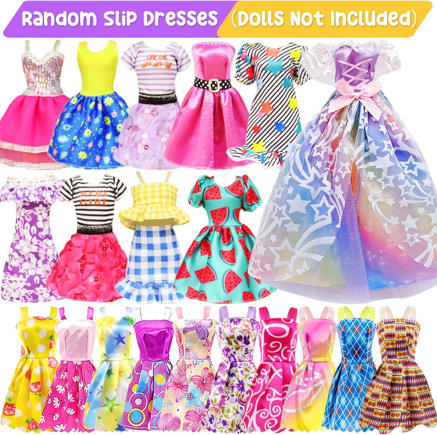 Regine Switzerland Girl Doll Clothes Closet - Stylish Wardrobe with Dresses & Accessories for 11.5 Inch Dolls