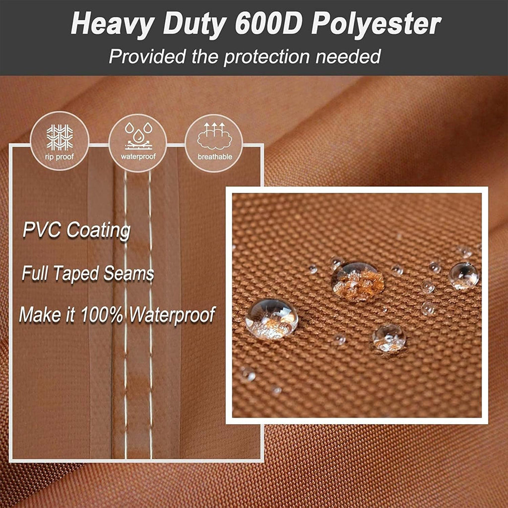 NettyPro Griddle Cover - Waterproof Heavy-Duty Protection for 36" Blackstone Griddle | Brown