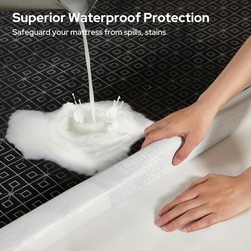 BEDLORE King Mattress Protector - Waterproof Noiseless Cover, Deep Pocket for 6-18 Inch Mattresses, Soft & Breathable