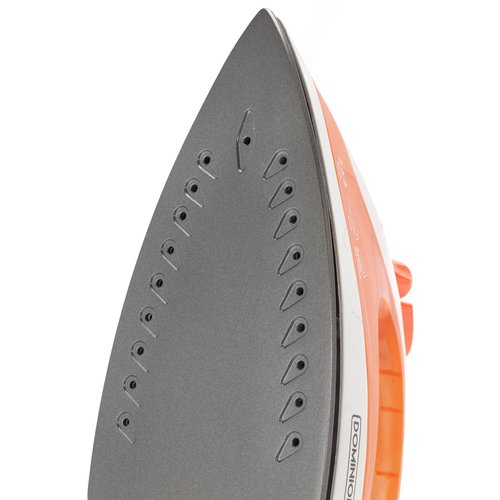 Dominion Steam Iron for Clothes With Non-Stick Soleplate, Lightweight 1200W Clothes Iron With Adjustable Thermostat Control, Self Clean, Pivoting Cord, and Steam/Dry/Spray Functions, Coral