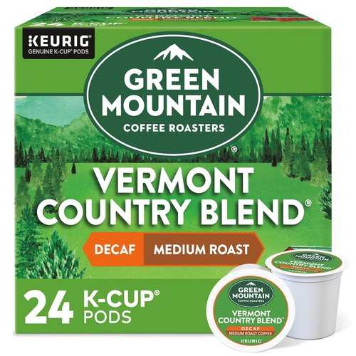 Green Mountain Coffee Roasters Decaf Vermont Country Blend - Medium Roast K-Cup Pods, 96 Count