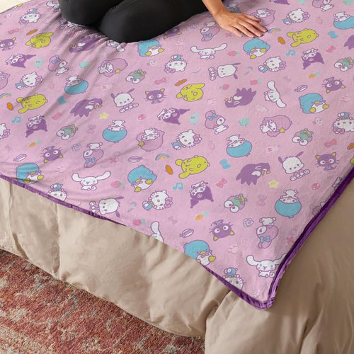 Sanrio Hello Kitty Dreamy Drop Cloud Throw Blanket for Couch and Chair, Cozy, Soft & Lightweight, Plush Character Blankets, 60x90 inches