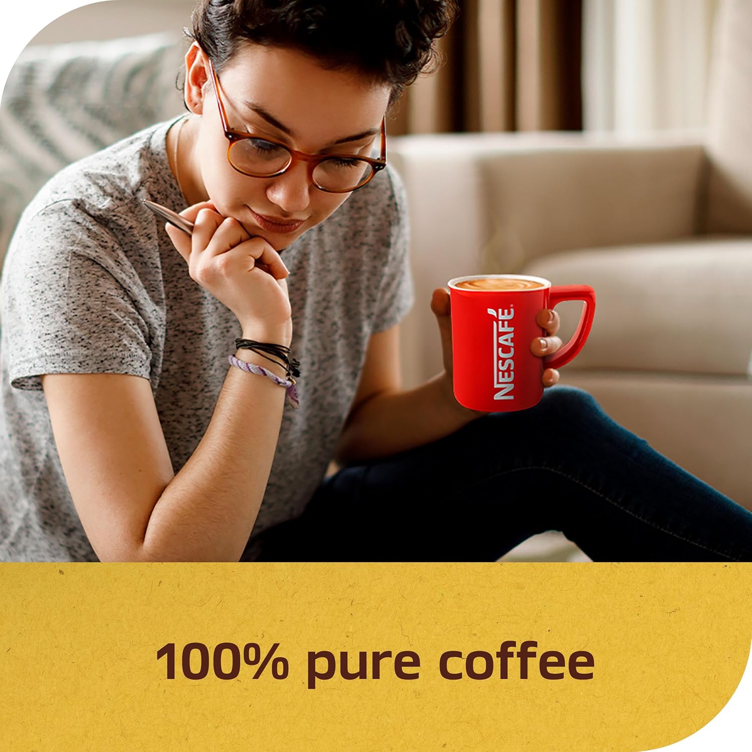 NESCAFÉ Café de Olla Instant Coffee - Cinnamon Flavor, 6.7 Oz Jar for Authentic Taste